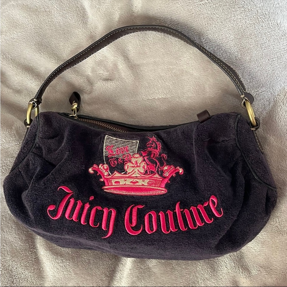 Juicy Couture Black and Pink Women's Bag
